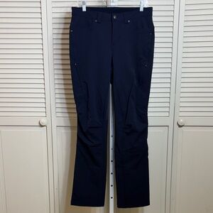 NWT Duluth Trading Co. Women's Navy Flexpedition Lined Straight Leg Pant Size 10